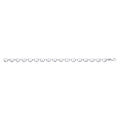 Silver Heart Bean Ladies Bracelet