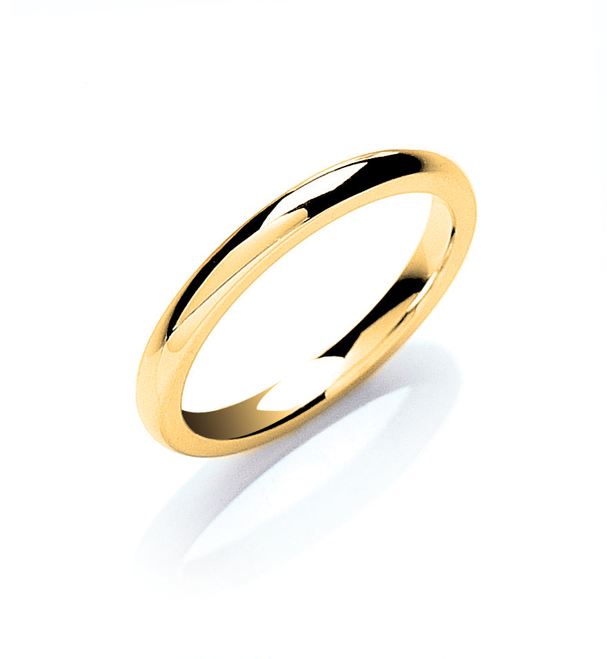 2mm Court Shape Wedding Band - view 3