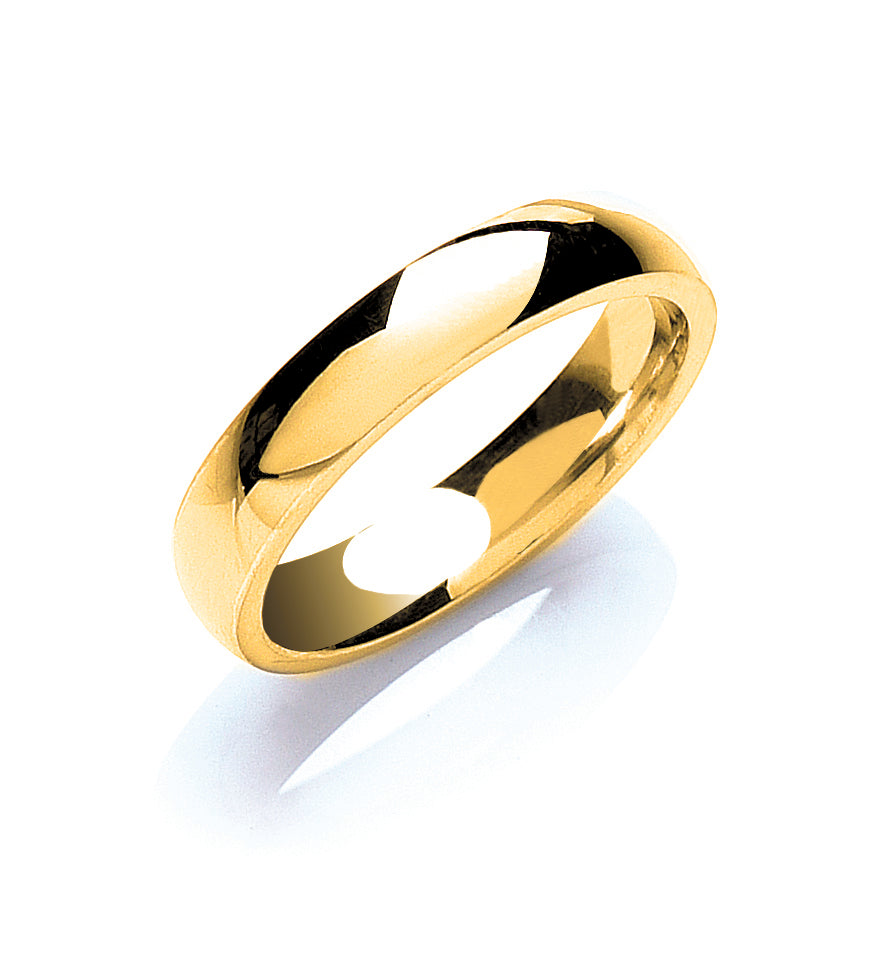 4mm Court Shape Wedding Band - view 3