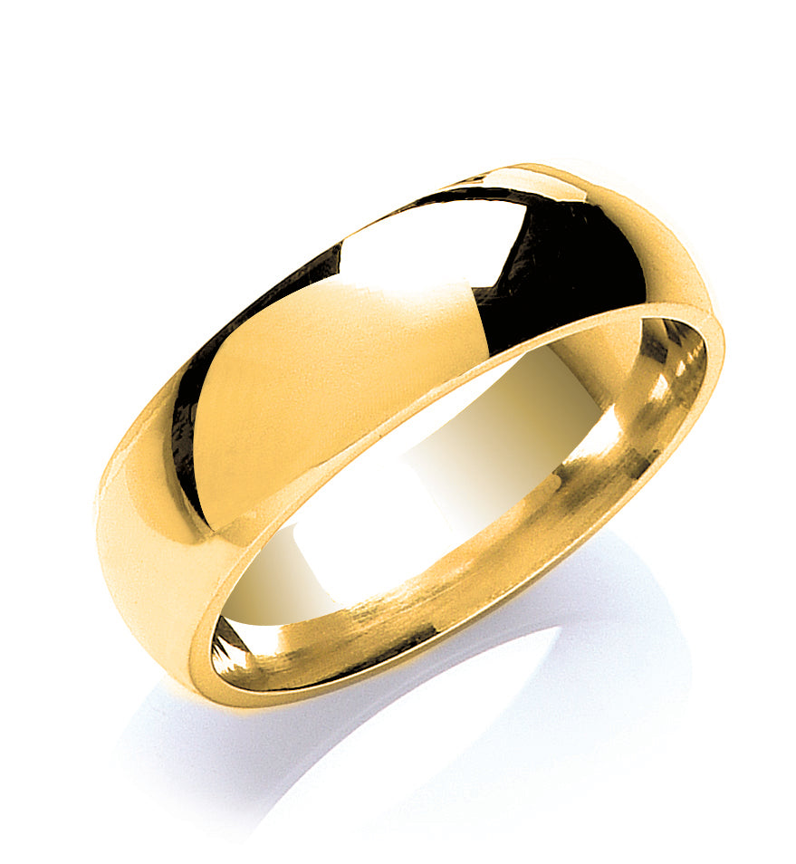 7mm Court Shape Wedding Band - view 3