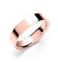 5mm Flat Court Shape Wedding Band