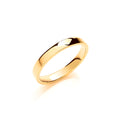 3mm Soft Court Shape Wedding Band
