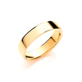 5mm Soft Court Shape Wedding Band