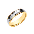 6mm Two Colour Hammered Court Polished Finish
