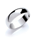 6mm Premium D-Shape Wedding Band